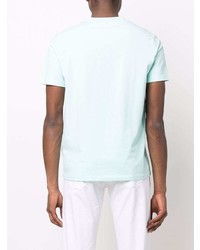 mintgrünes T-Shirt mit einem Rundhalsausschnitt von Karl Lagerfeld