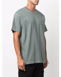 mintgrünes T-Shirt mit einem Rundhalsausschnitt von Carhartt WIP