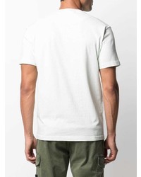 mintgrünes T-Shirt mit einem Rundhalsausschnitt von Stone Island