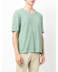 mintgrünes T-Shirt mit einem Rundhalsausschnitt von VISVIM