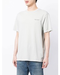 mintgrünes T-Shirt mit einem Rundhalsausschnitt von Armani Exchange