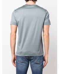 mintgrünes T-Shirt mit einem Rundhalsausschnitt von Emporio Armani