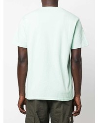 mintgrünes T-Shirt mit einem Rundhalsausschnitt von MAISON KITSUNÉ