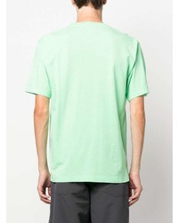 mintgrünes T-Shirt mit einem Rundhalsausschnitt von Stone Island