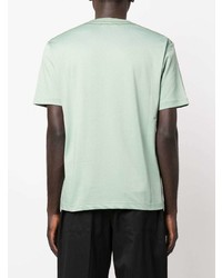 mintgrünes T-Shirt mit einem Rundhalsausschnitt von Stone Island