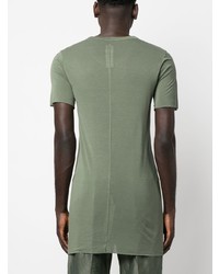 mintgrünes T-Shirt mit einem Rundhalsausschnitt von Rick Owens