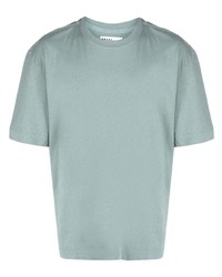 mintgrünes T-Shirt mit einem Rundhalsausschnitt von Margaret Howell