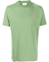 mintgrünes T-Shirt mit einem Rundhalsausschnitt von MC2 Saint Barth
