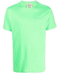 mintgrünes T-Shirt mit einem Rundhalsausschnitt von MC2 Saint Barth