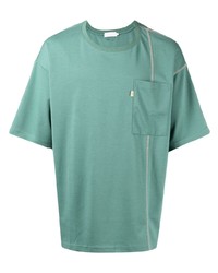 mintgrünes T-Shirt mit einem Rundhalsausschnitt von Off Duty