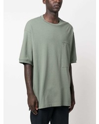 mintgrünes T-Shirt mit einem Rundhalsausschnitt von Y-3