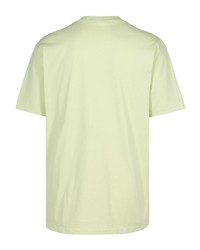 mintgrünes T-Shirt mit einem Rundhalsausschnitt von Supreme