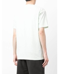 mintgrünes T-Shirt mit einem Rundhalsausschnitt von Stone Island