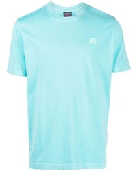 mintgrünes T-Shirt mit einem Rundhalsausschnitt von Paul & Shark