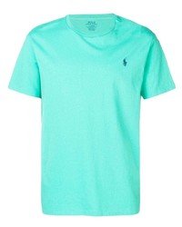 mintgrünes T-Shirt mit einem Rundhalsausschnitt von Polo Ralph Lauren