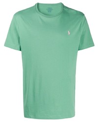 mintgrünes T-Shirt mit einem Rundhalsausschnitt von Polo Ralph Lauren