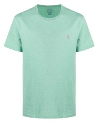 mintgrünes T-Shirt mit einem Rundhalsausschnitt von Polo Ralph Lauren