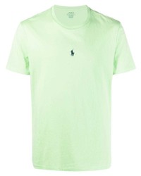 mintgrünes T-Shirt mit einem Rundhalsausschnitt von Polo Ralph Lauren