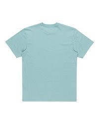 mintgrünes T-Shirt mit einem Rundhalsausschnitt von Quiksilver