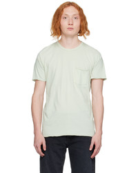 mintgrünes T-Shirt mit einem Rundhalsausschnitt von rag & bone