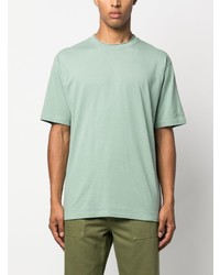 mintgrünes T-Shirt mit einem Rundhalsausschnitt von Stone Island