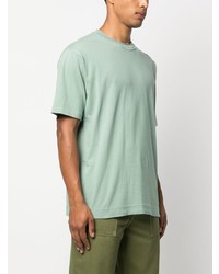 mintgrünes T-Shirt mit einem Rundhalsausschnitt von Stone Island