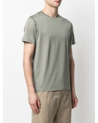 mintgrünes T-Shirt mit einem Rundhalsausschnitt von Theory