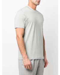 mintgrünes T-Shirt mit einem Rundhalsausschnitt von Brunello Cucinelli