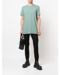 mintgrünes T-Shirt mit einem Rundhalsausschnitt von Rick Owens DRKSHDW