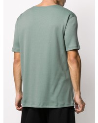 mintgrünes T-Shirt mit einem Rundhalsausschnitt von Lemaire