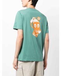 mintgrünes T-Shirt mit einem Rundhalsausschnitt von PS Paul Smith