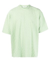 mintgrünes T-Shirt mit einem Rundhalsausschnitt von Sunnei