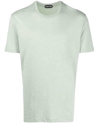 mintgrünes T-Shirt mit einem Rundhalsausschnitt von Tom Ford
