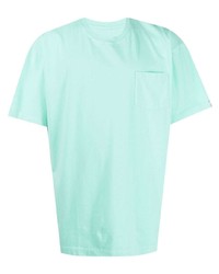 mintgrünes T-Shirt mit einem Rundhalsausschnitt von Winnie NY