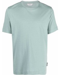 mintgrünes T-Shirt mit einem Rundhalsausschnitt von Z Zegna
