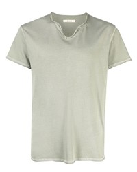 mintgrünes T-Shirt mit einem Rundhalsausschnitt von Zadig & Voltaire