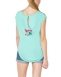 mintgrünes T-shirt von Desigual