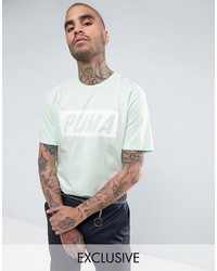 mintgrünes T-shirt von Puma