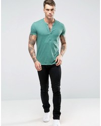 mintgrünes T-shirt von Scotch & Soda