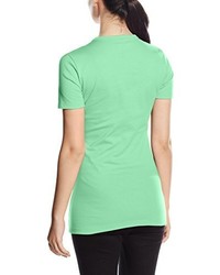 mintgrünes T-shirt von Trigema