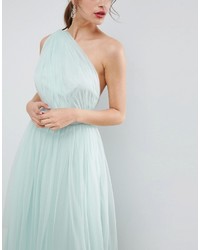 mintgrünes Tüll Maxikleid von Asos