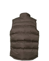 olivgrüne ärmellose Jacke