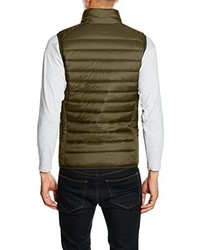 olivgrüne ärmellose Jacke von BLEND