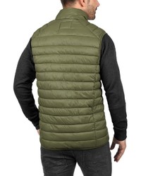 olivgrüne ärmellose Jacke von BLEND