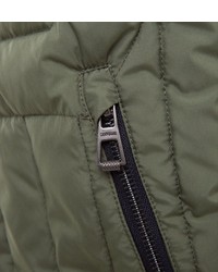 olivgrüne ärmellose Jacke von Camp David