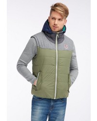 olivgrüne ärmellose Jacke von DRY LAUNDRY