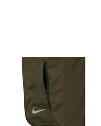 olivgrüne ärmellose Jacke von Nike