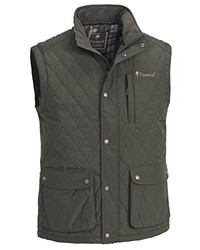 olivgrüne ärmellose Jacke von Pinewood