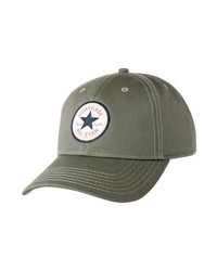 olivgrüne Baseballkappe von Converse