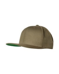 olivgrüne Baseballkappe von Flexfit